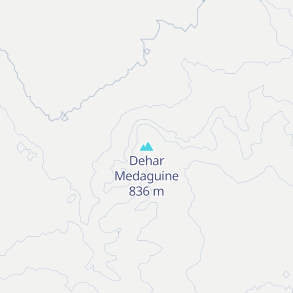 Map of Dehar Medaguine