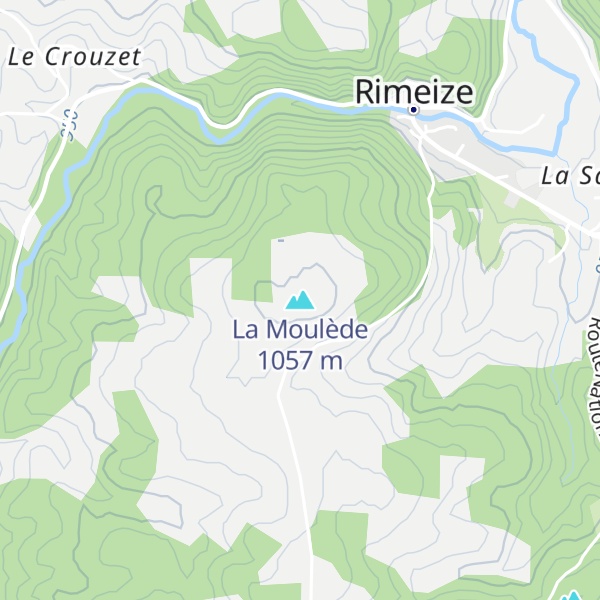 Map of La Moulède