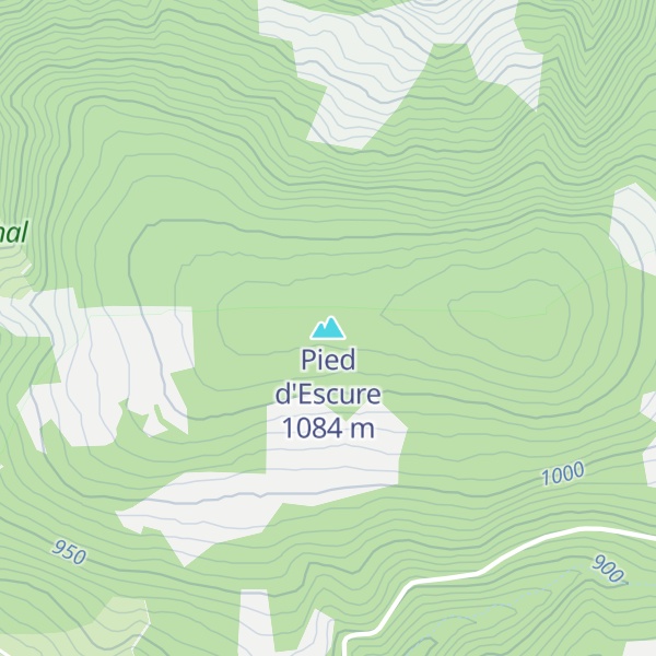 Map of Pied d'Escure