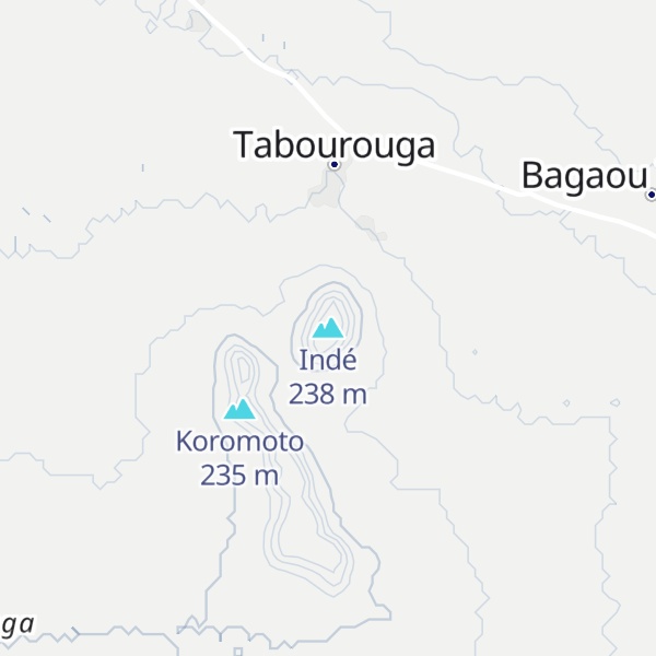Map of Indé