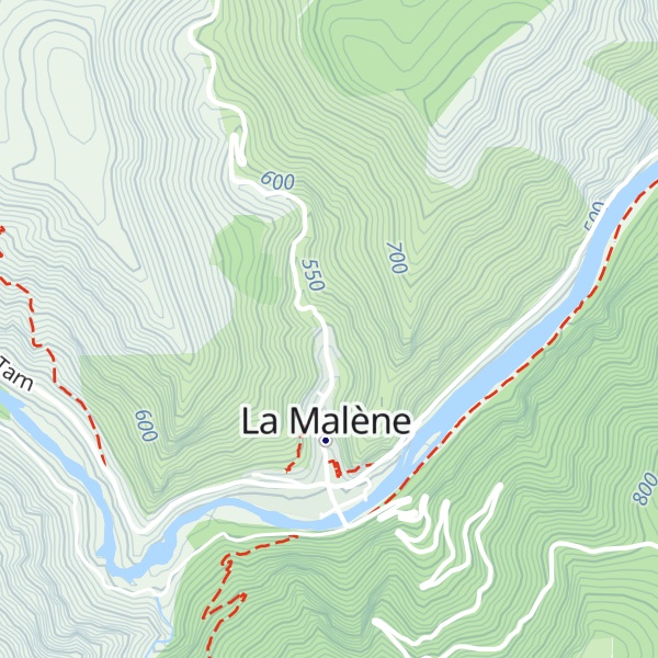 Map of Gîte de la Baume