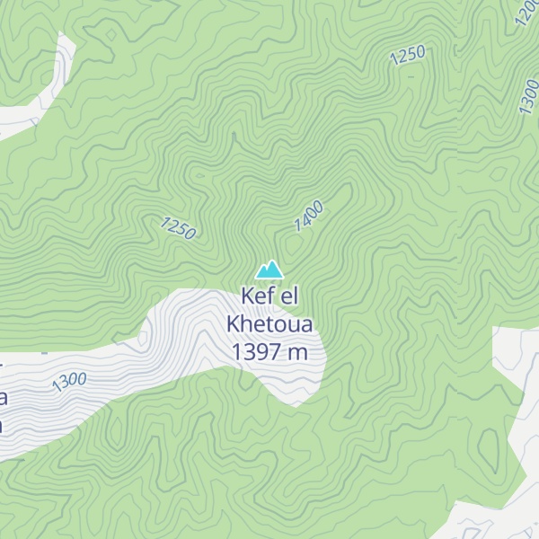 Map of Kef el Khetoua