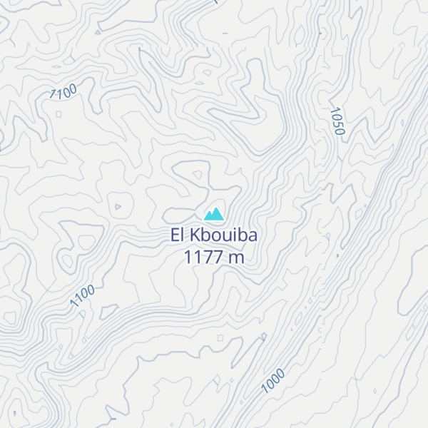 Map of El Kbouiba