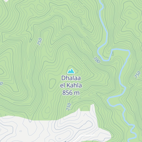 Map of Dhalaa el Kahla