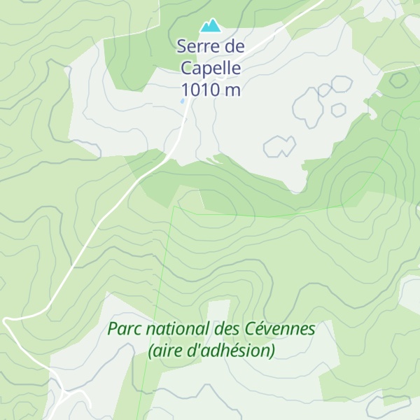 Map of Serre d'Aluech
