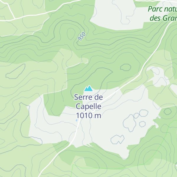 Map of Serre de Capelle