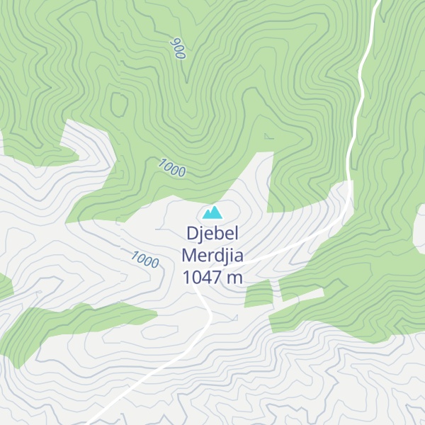 Map of Djebel Merdjia