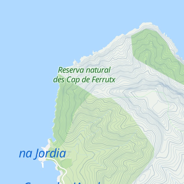 Map of Xibiu des coll des Vent