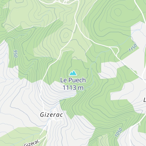 Map of Le Puech