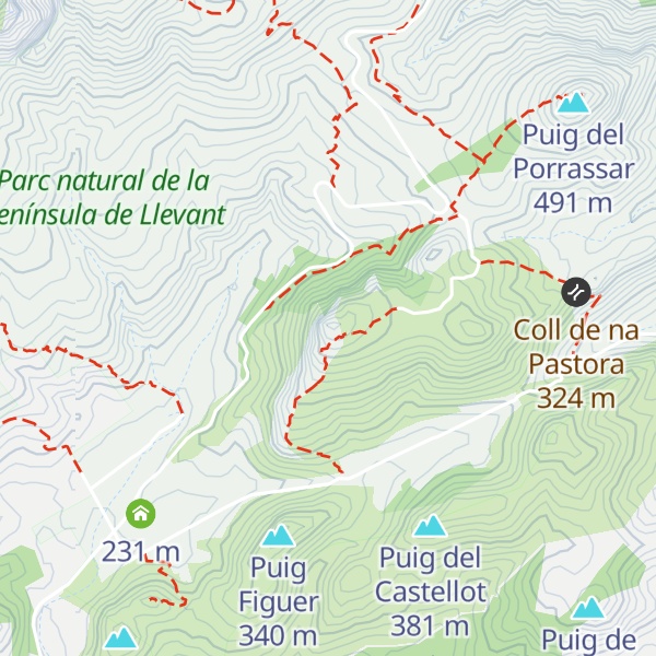 Map of Puig del Corb