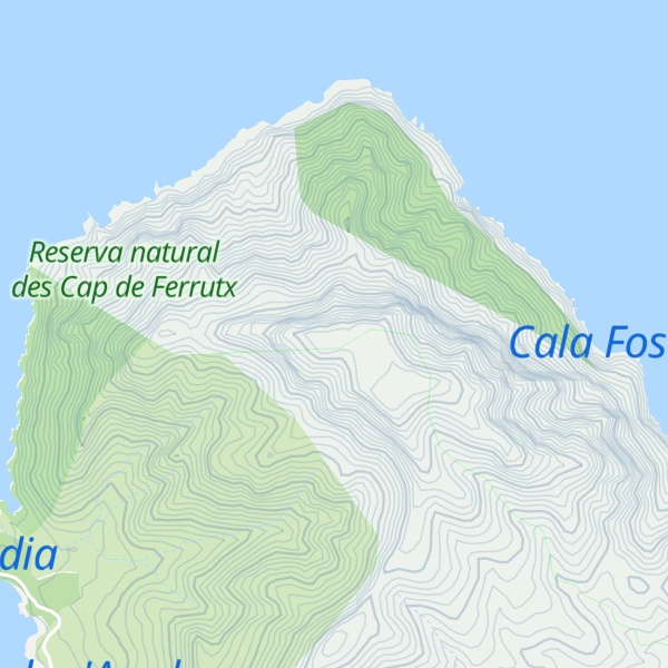 Map of Puig de s'Alga