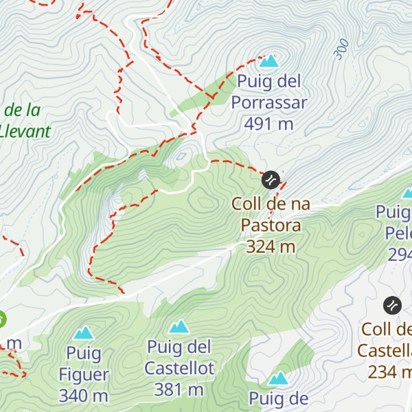 Map of L'Ametllerar Minvat