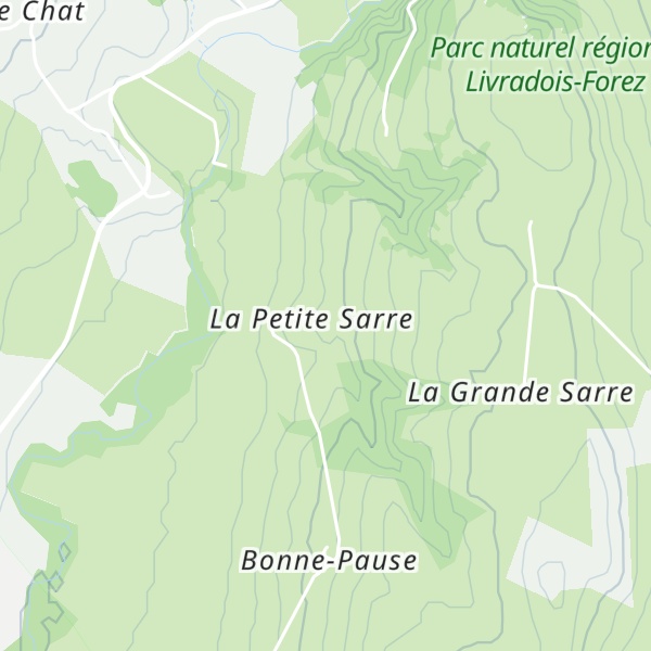 Map of Gîte de La Petite Sarre