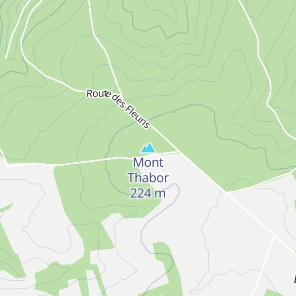 Map of Mont Thabor