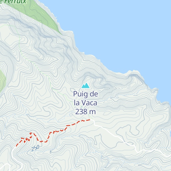 Map of Puig de la Vaca
