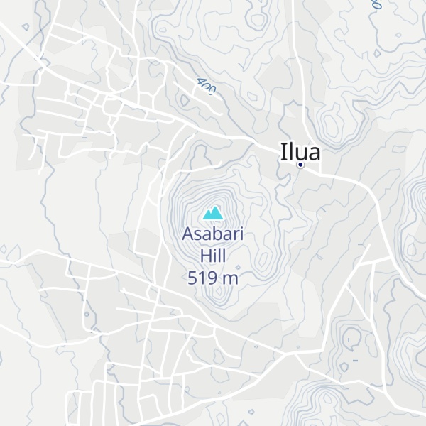 Map of Asabari Hill