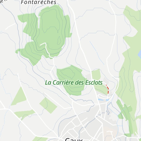 Map of La Carrière des Esclots