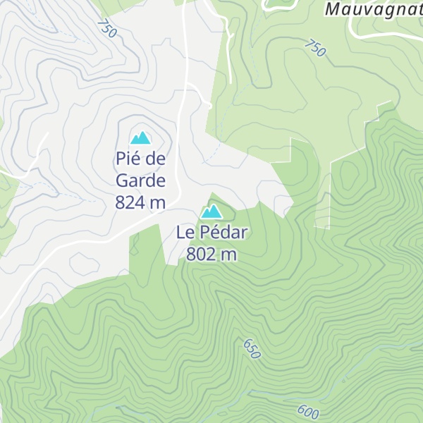 Map of Le Pédar