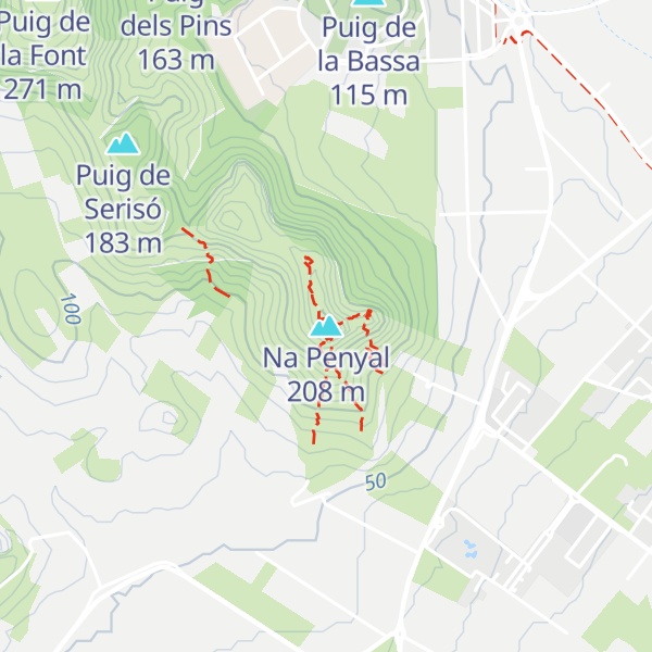 Map of Na Penyal