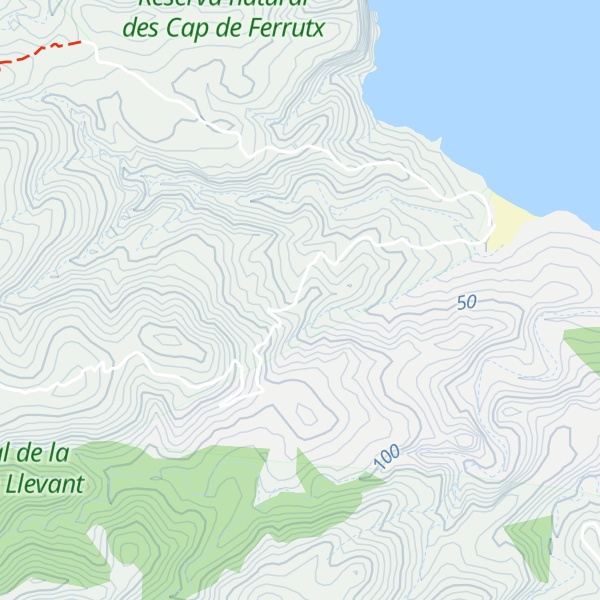 Map of Caseta des Euguers