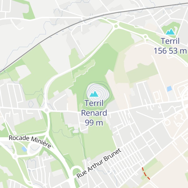 Map of Terril Renard