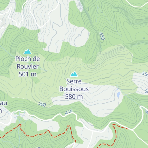 Map of Serre Bouissous