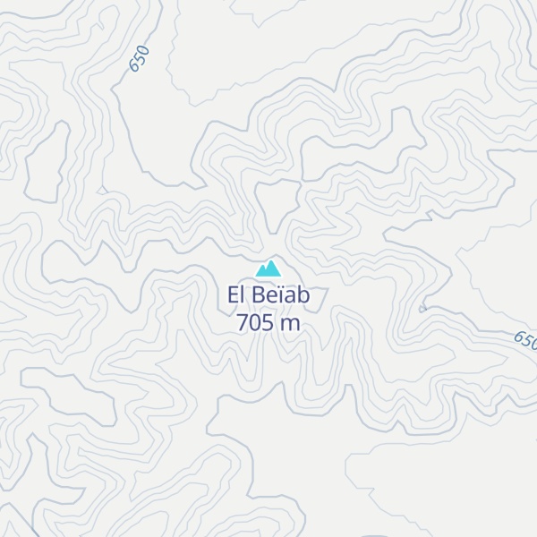 Map of El Beïab