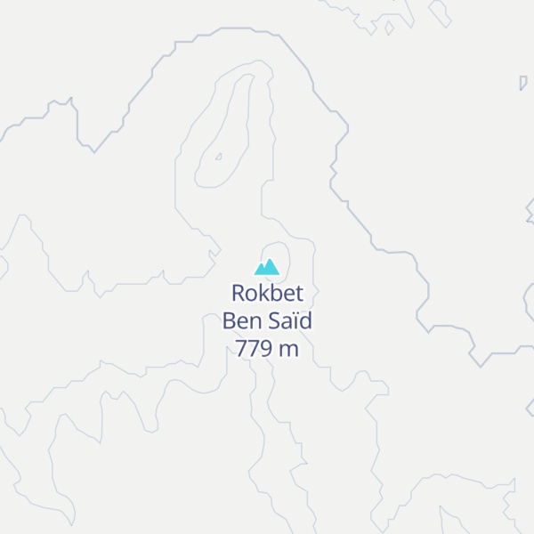 Map of Rokbet Ben Saïd