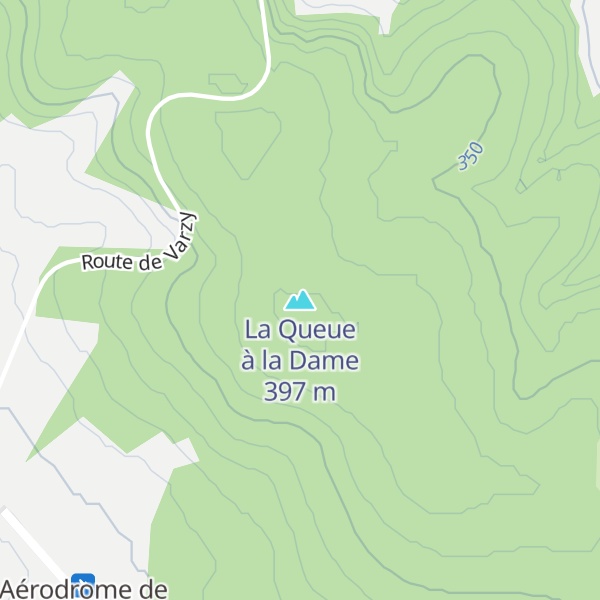 Map of La Queue à la Dame