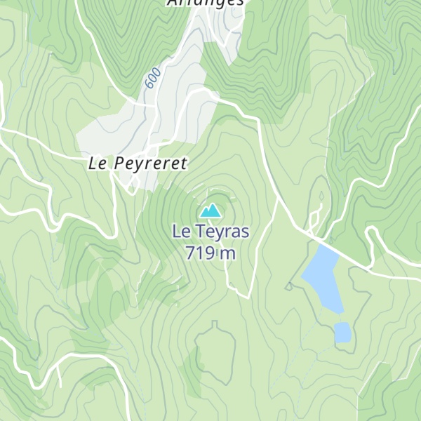 Map of Le Teyras