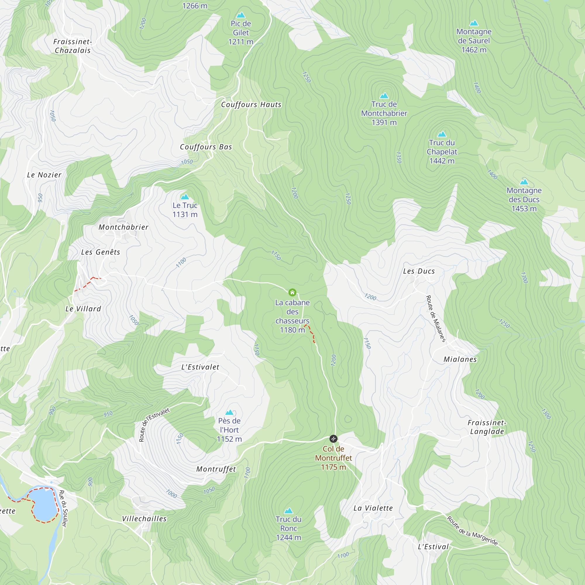 La cabane des chasseurs map
