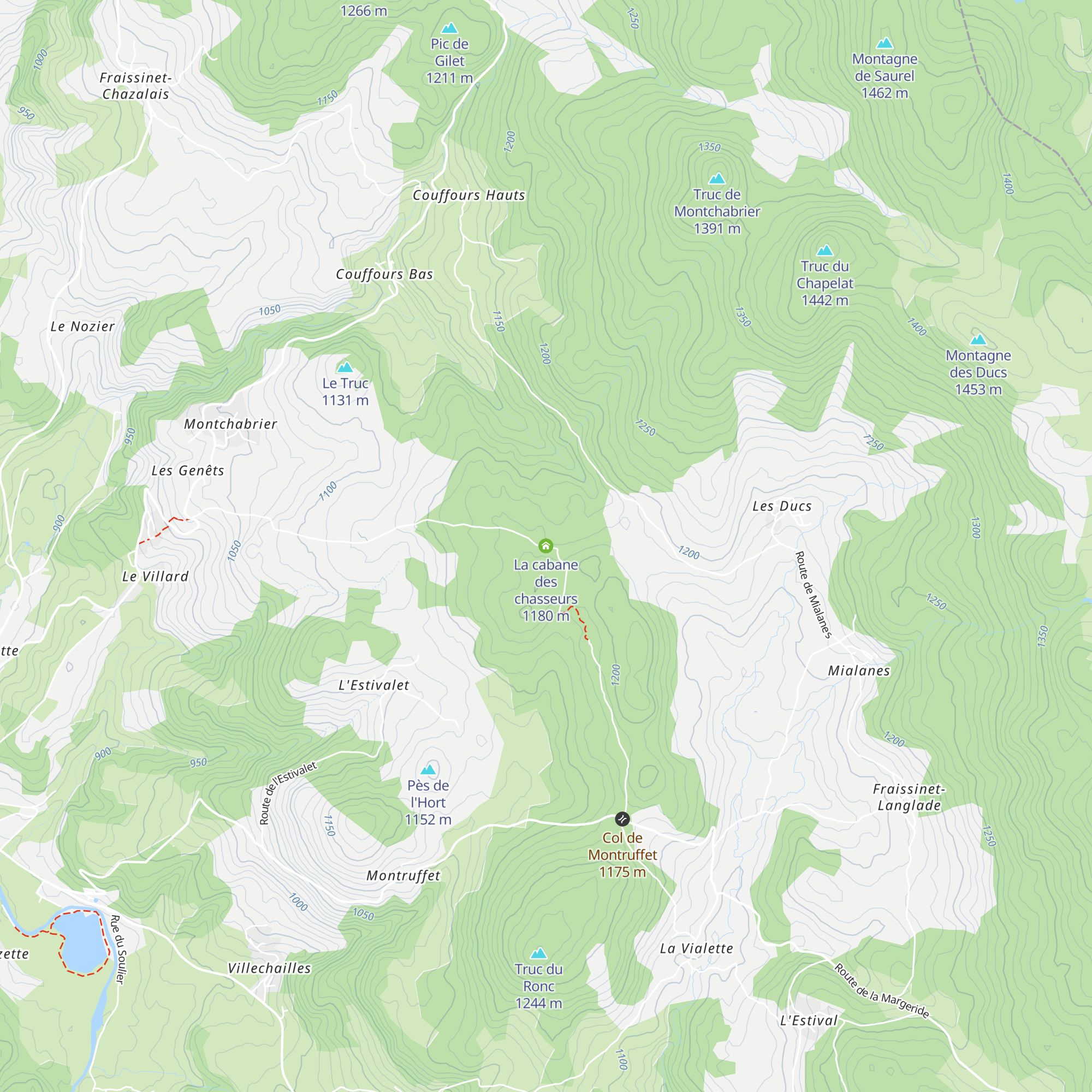 La cabane des chasseurs map