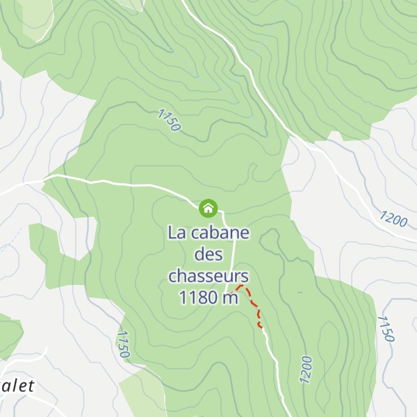 Map of La cabane des chasseurs