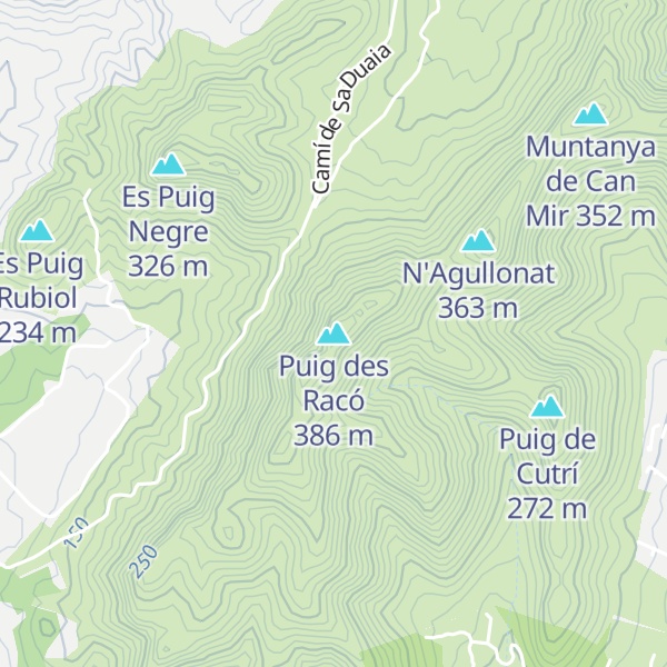 Map of Puig des Racó