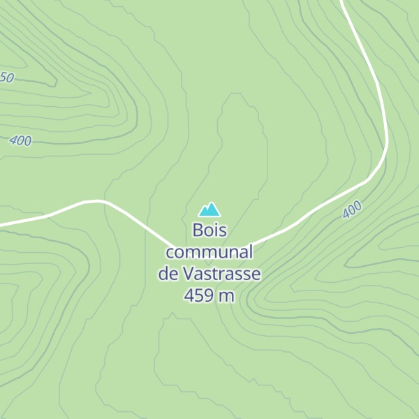 Map of Bois communal de Vastrasse