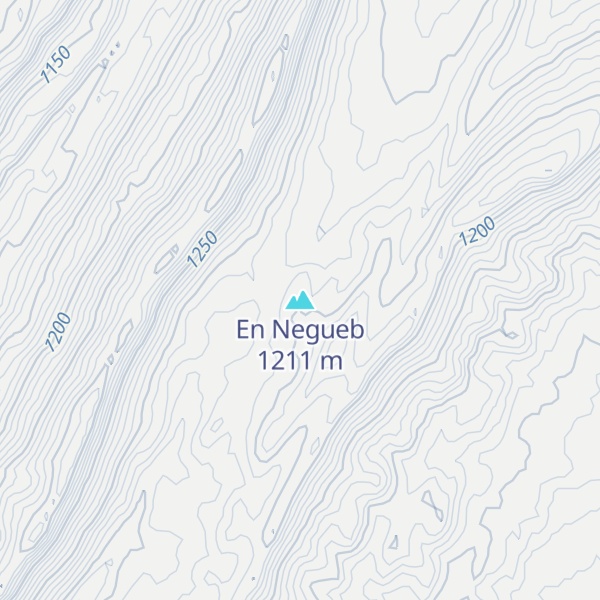 Map of En Negueb