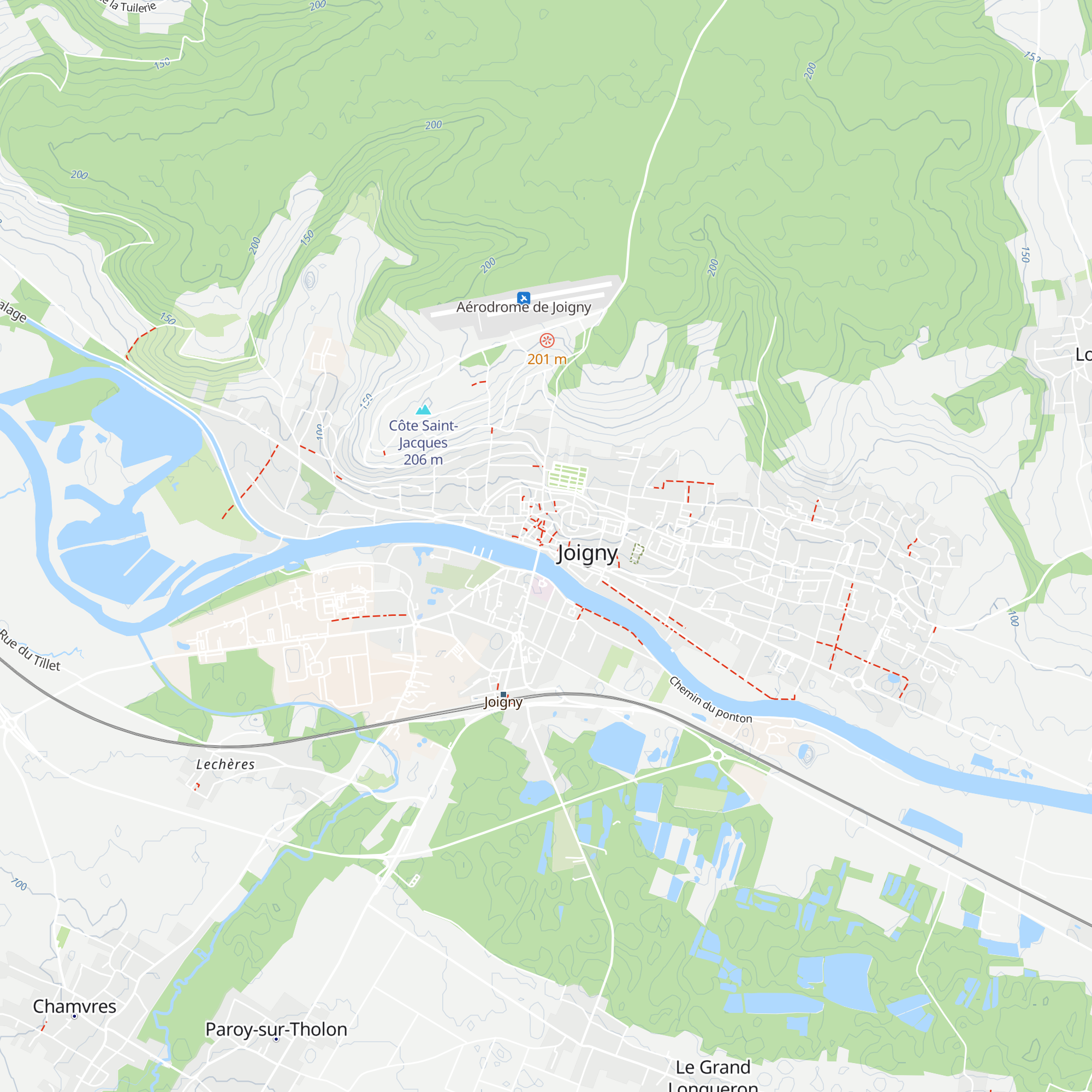 Office du Tourisme de Joigny map