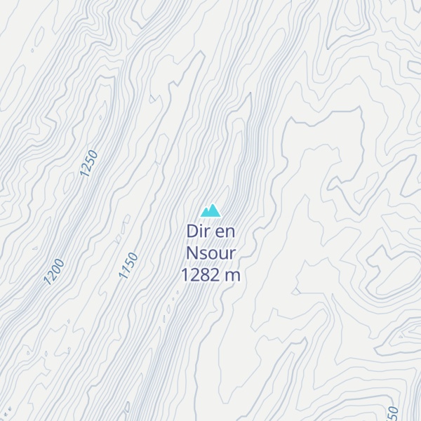Map of Dir en Nsour