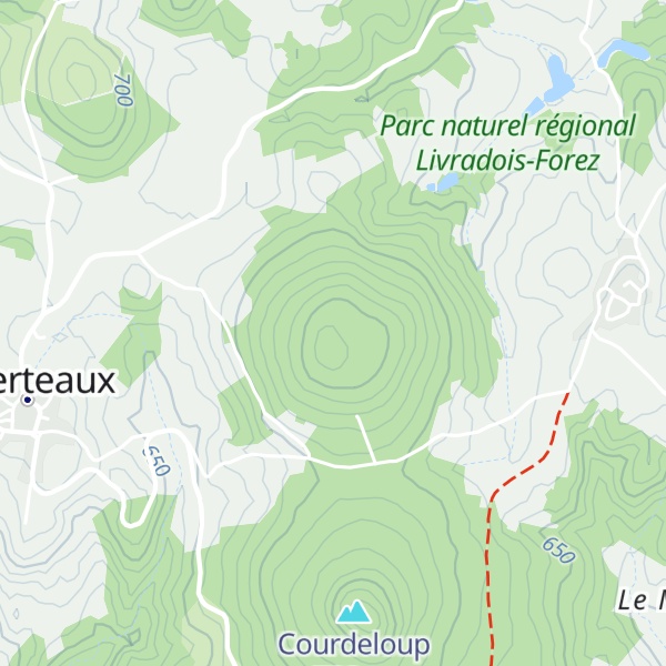 Map of Le Quay (Isserteaux)