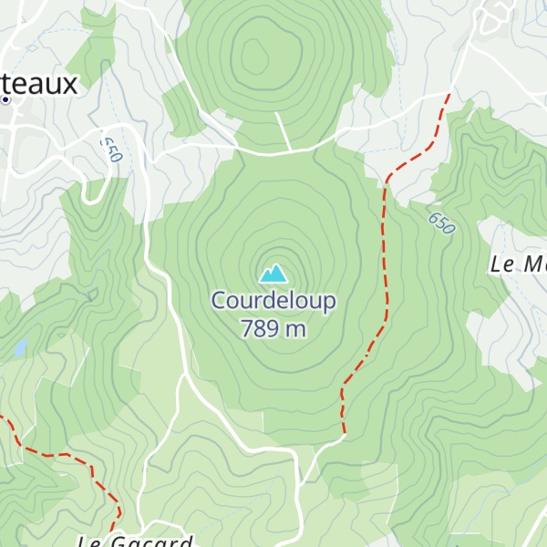 Map of Courdeloup