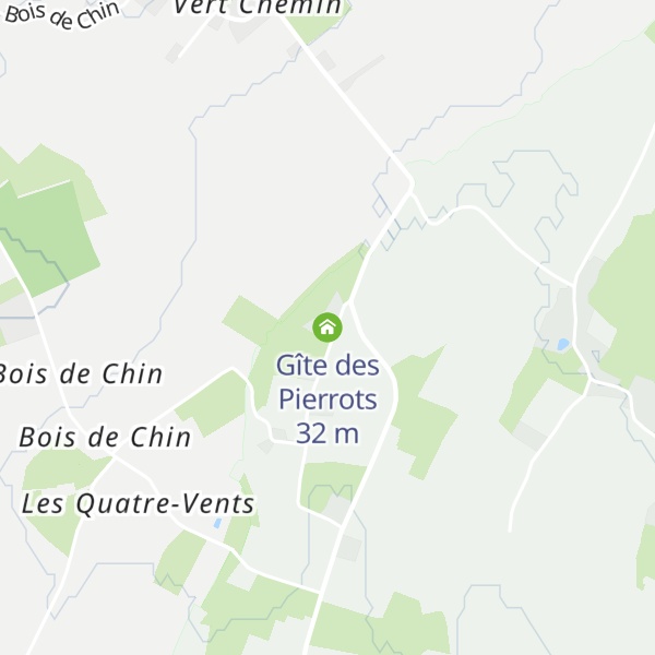 Map of Gîte des Pierrots