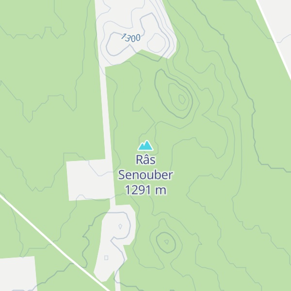 Map of Râs Senouber