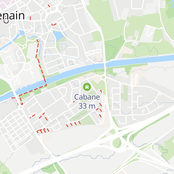 Map of Cabane