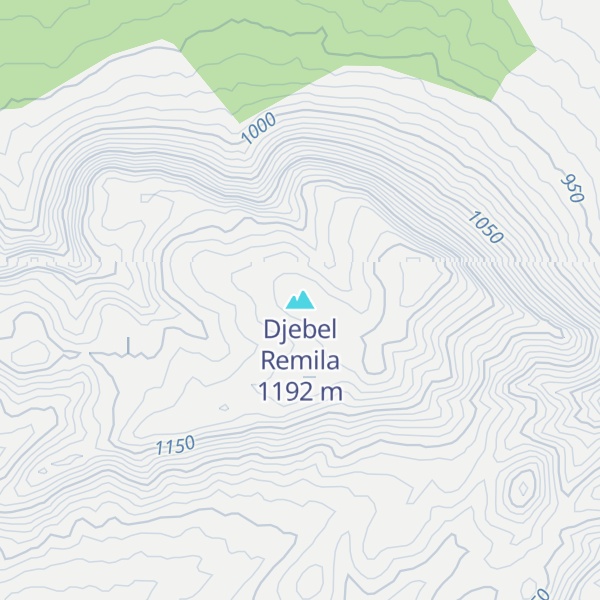 Map of Djebel Remila
