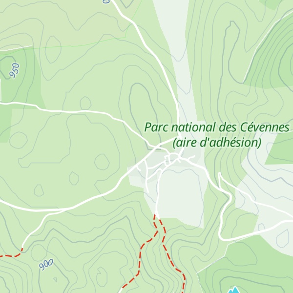 Map of Gîte d'étape Les Dolmens