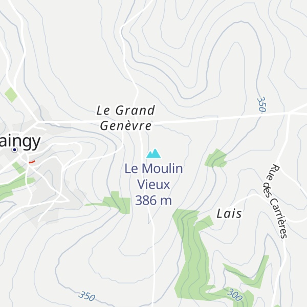 Map of Le Moulin Vieux