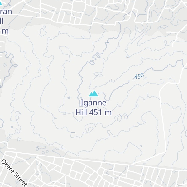 Map of Iganne Hill