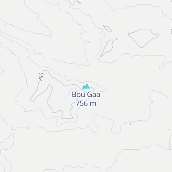 Map of Bou Gaa