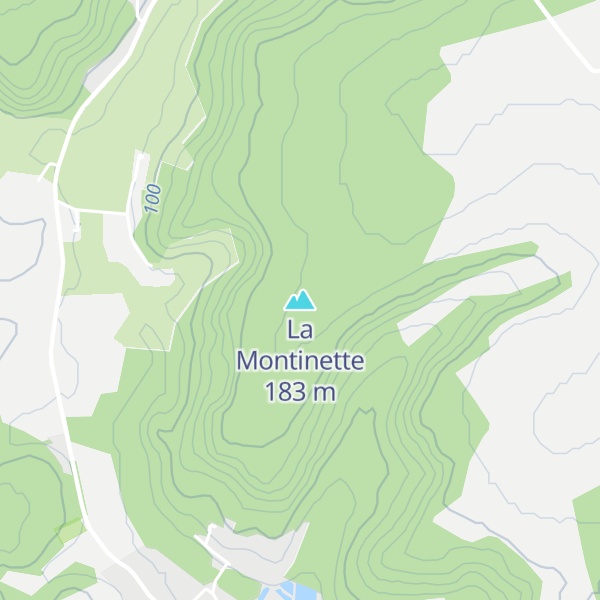 Map of La Montinette