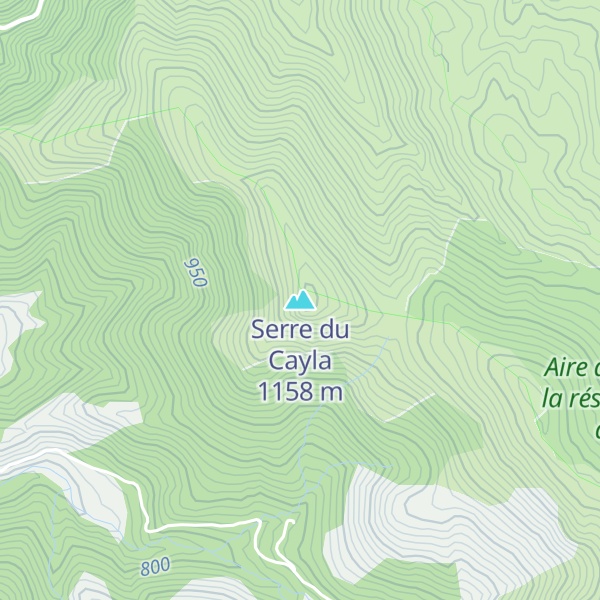 Map of Serre du Cayla
